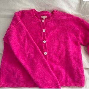 Pilcro Hot Pink Women's Cardigan